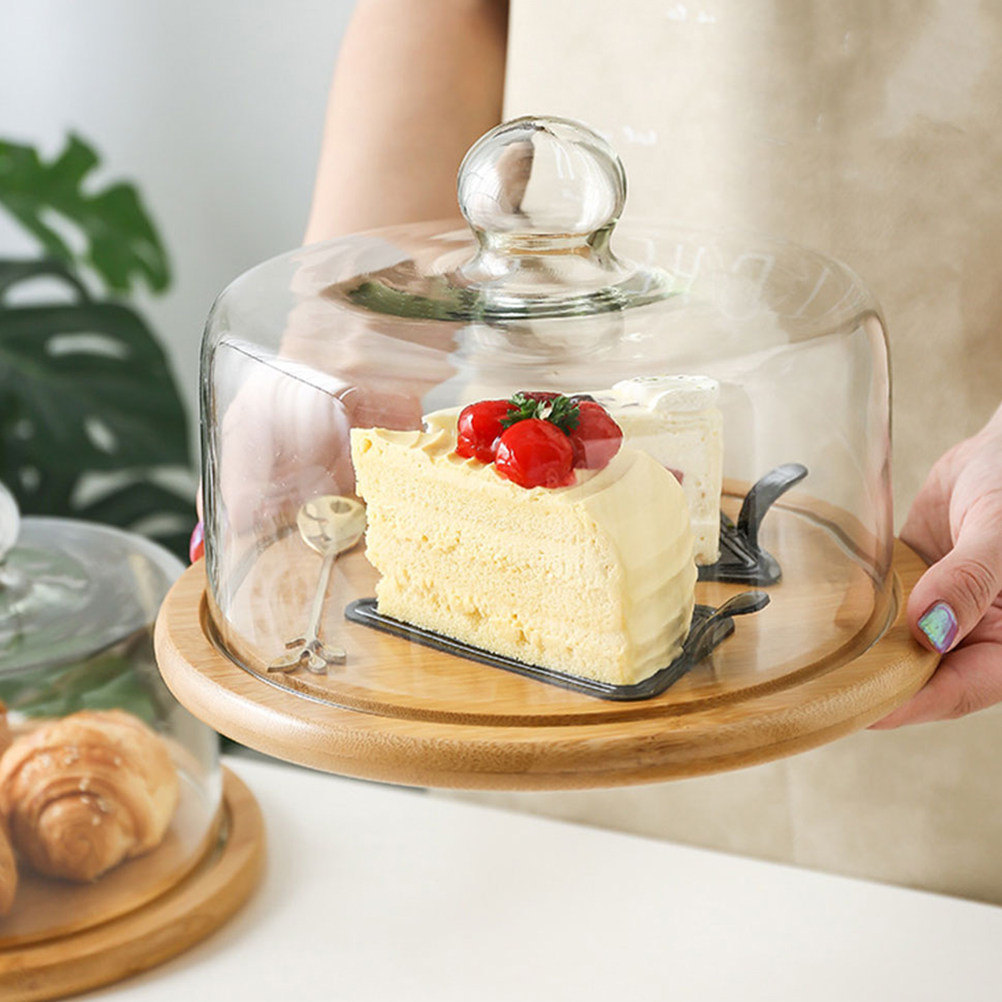 Plastic Dome Clear - Cloche à dessert en verre transparent