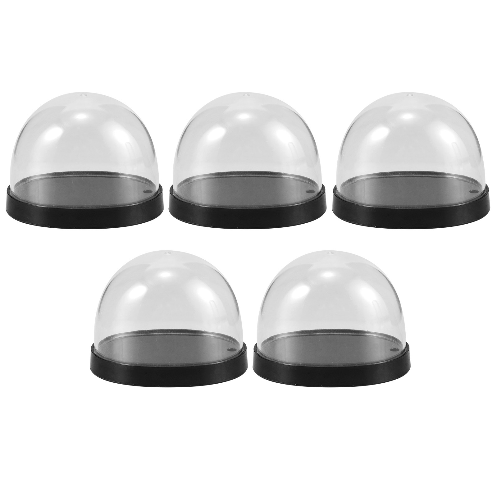 5 Ensembles de Cloches en Plas - Plastic Dome Clear avis et prix