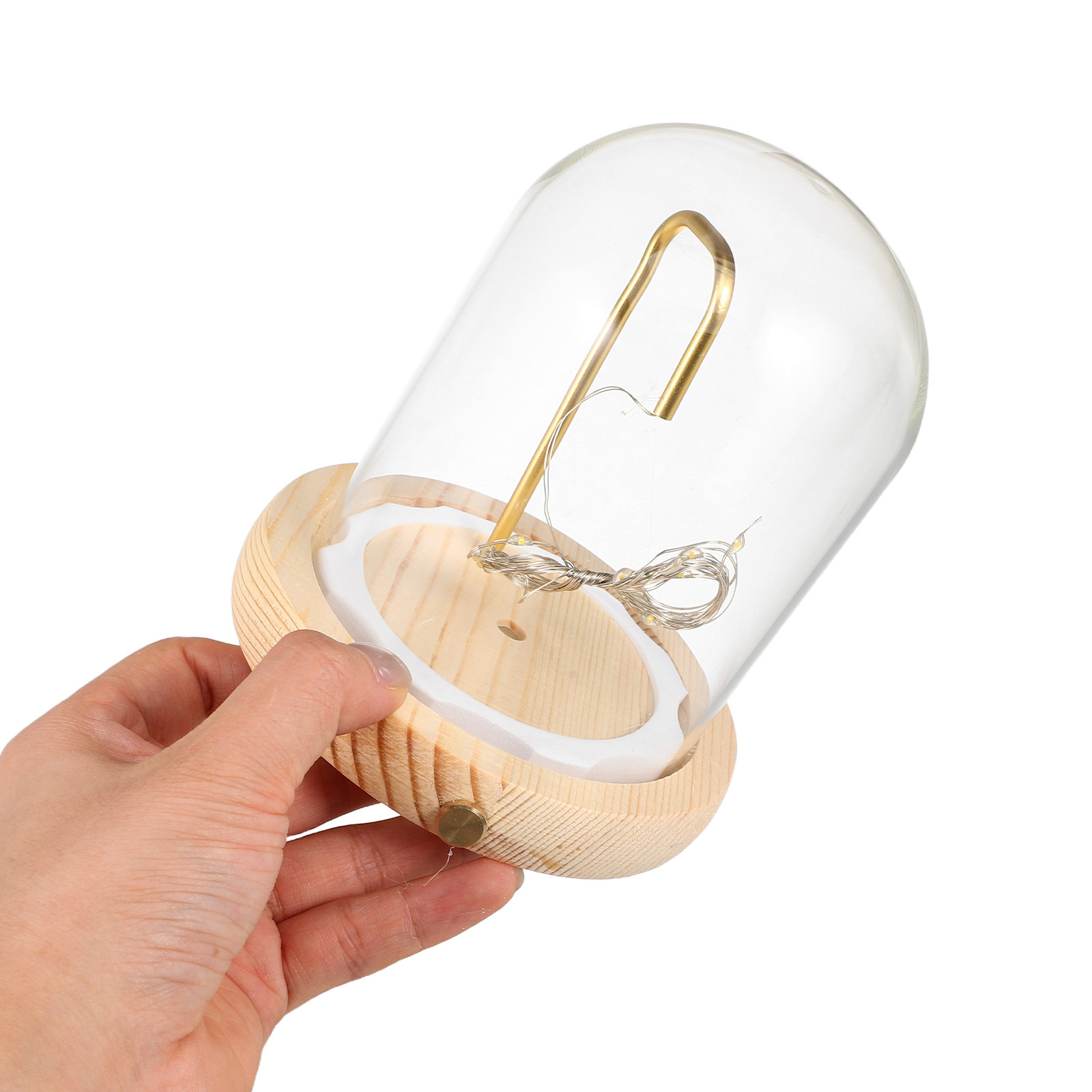 Cloche en verre avec base en b - Plastic Dome Clear avis et prix